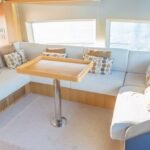 48 Ft Ultra Luxury Yacht for 12 guests interior dining area
