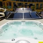 Jacuzzi on 95 ft Dubai yacht, a highlight for luxury yacht rentals and group relaxation