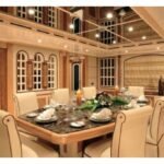 180 ft Ultra Luxury Yacht 17 Guest 13 Elegant interior of the yacht, enhancing the Ultra Luxury Yacht Rental Dubai experience