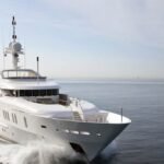 180 ft Ultra Luxury Yacht 17 Guest 8 The yacht cruising in Dubai, representing the pinnacle of luxury for those interested in Ultra Luxury Yacht Rental Dubai