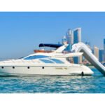 General view of the Azimut Candy 50, showcasing its elegance for a luxury yacht experience in Dubai