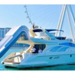 General view of the Azimut Candy 50, showcasing its elegance for a luxury yacht experience in Dubai