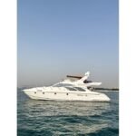 General view of the 50 ft yacht, showcasing its luxury for a Half-Day Yacht Charter Dubai