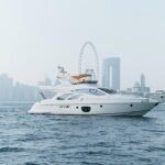 General view of the 55 ft motor yacht, ideal for a family yacht getaway in Dubai