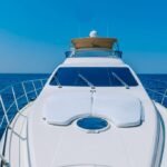 Sunbathing Area on 55 Ft Yacht - Relaxing and Luxurious Sun Deck in Dubai