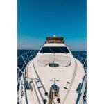 General view of the 55 ft yacht, showcasing its elegance for a luxury yacht experience in Dubai