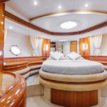 Cozy and well-appointed cabin in the 68 ft yacht, ensuring a comfortable stay during private yacht excursions in Dubai