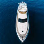 Elegant 68 ft luxury yacht in Dubai, perfect for 'Private Yacht Excursion Dubai', accommodating 30 guests