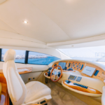 Luxurious interior of the 68 ft yacht