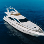 Elegant 68 ft luxury yacht in Dubai, perfect for 'Private Yacht Excursion Dubai', accommodating 30 guests