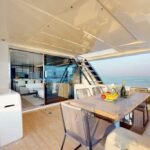 78 ft Ultra Luxury Yacht 15 Guest 11 Exterior lounge area on the yacht, part of our expert yacht rental advice in Dubai