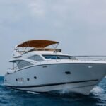 The yacht cruising in Dubai, perfect for a luxurious yet affordable daily luxury yacht Dubai experience